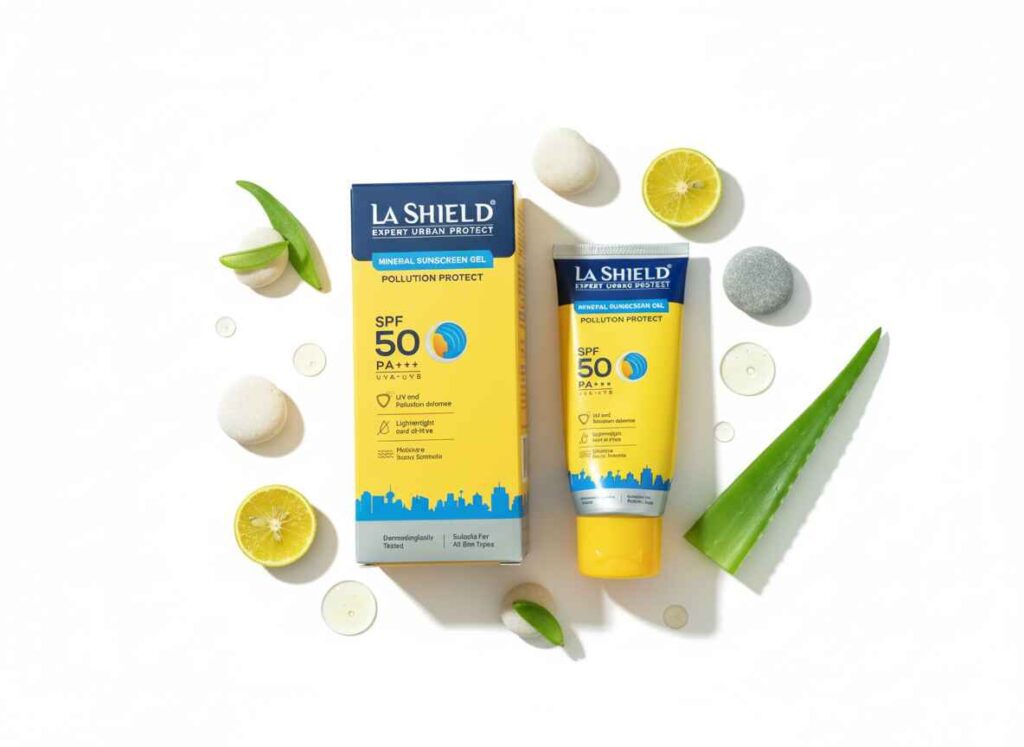 “I Never Wore Sunscreen Before — Then I Tried Wearing It Every Day and These Are the Surprising Results” Aesthetic featured image of sunscreen routine with sunscreen everyday results skincare elements on a white background